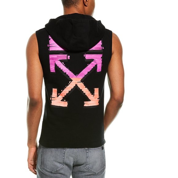 Off-White Sleeveless Hoodie - Picture 2 of 4